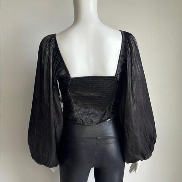 Line & Dot Peyton Blouse in Black - XS - Picture 3 of 8